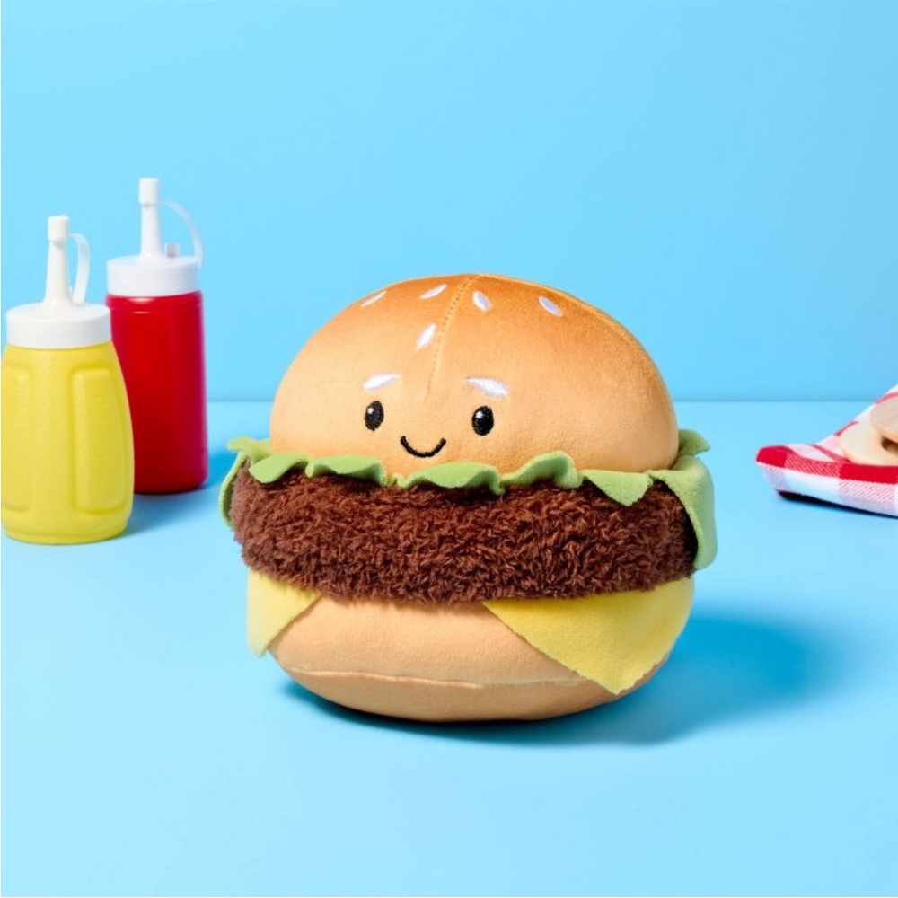 NWT 5” Hamburger Plush by Gigglescape